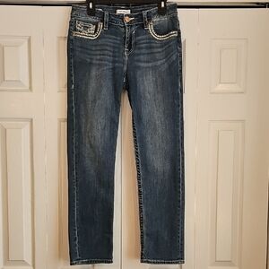 Vigoss Medium Blue Straight Leg Jeans